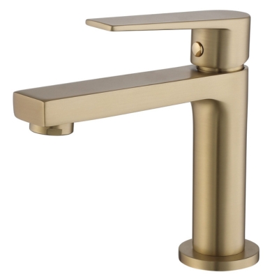 Brass Matt Gold Chromed Basin Tap