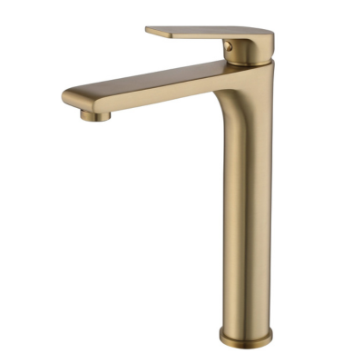 Brass Cold Basin Tap (Brushed Gold Chromed)