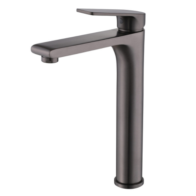 Brass Cold Basin Tap (Gun Metal Chromed)