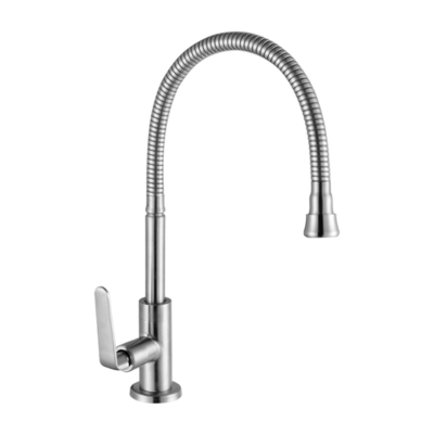 SUS304 Pillar Sink Tap (Single Flexi Spout)