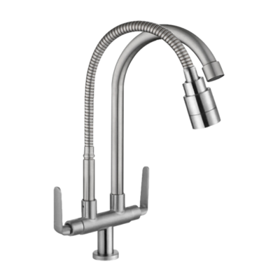 SUS304 Pillar Sink Tap (Single Flexi & U Spout)