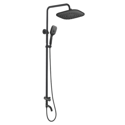 SUS 304 ELP BLACK 3-Way Shower Post