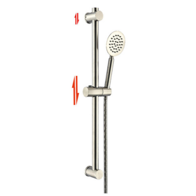 SUS304 Adjustable Shower Rail Set (Round)