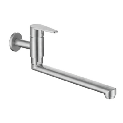 SUS304 Wall Mounted Swivel Tap (230mm Swivel Spout)