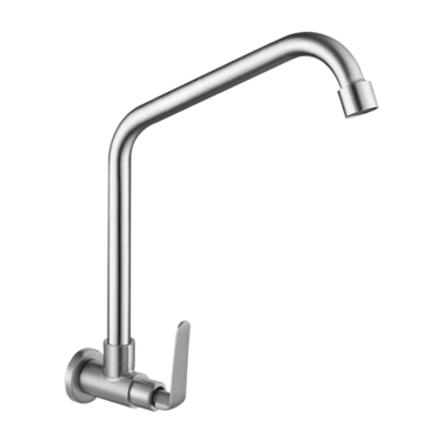 SUS304 Wall Sink Tap (Square Spout)