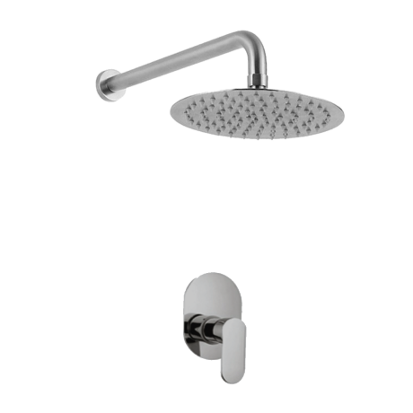 1-Way SUS304 Concealed Shower Mixer Set