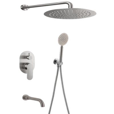 3-Way SUS304 Concealed Shower Mixer Set