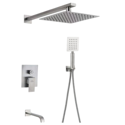 3-Way SUS304 Concealed Shower Mixer Set