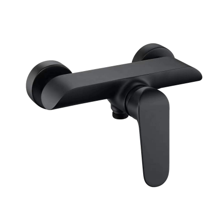 Brass C/Matt Black Exposed Shower Mixer