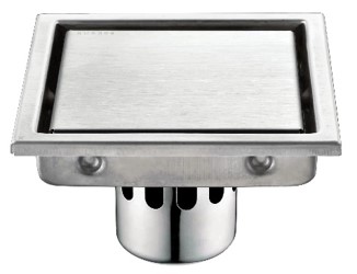 150MM X 150MM SUS-304 Concealed Tile Floor Trap