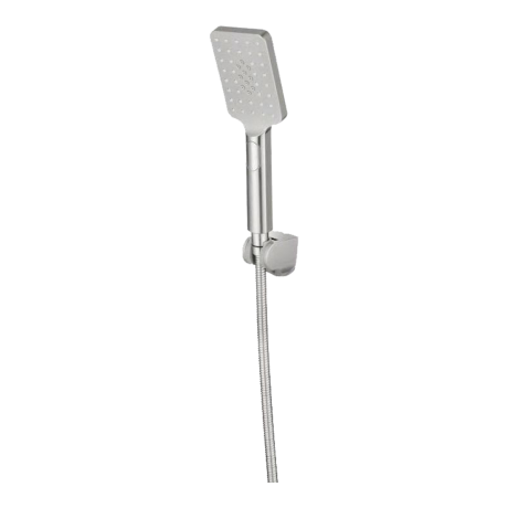 3 Function ABS Matt Chromed Hand Shower Set with ABS Matt Chromed Bracket and SUS 304 1.5m Flexible Hose