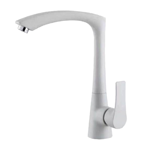 Kitchen Sink Mixer (White)