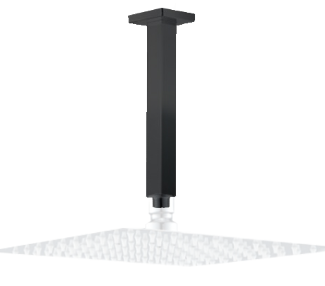 8” SUS304 Vertical Shower Arm (Black)