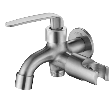 SUS304 Two Way Tap with Bidet Holder