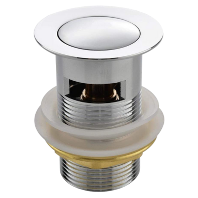 80mm S/S Pop Up Waste with Overflow (Stainless Steel Chromed Finished)