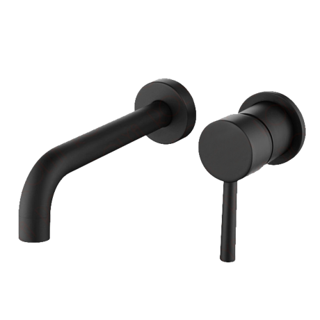 SUS304 Wall Mounted Mixer (Matt Black)